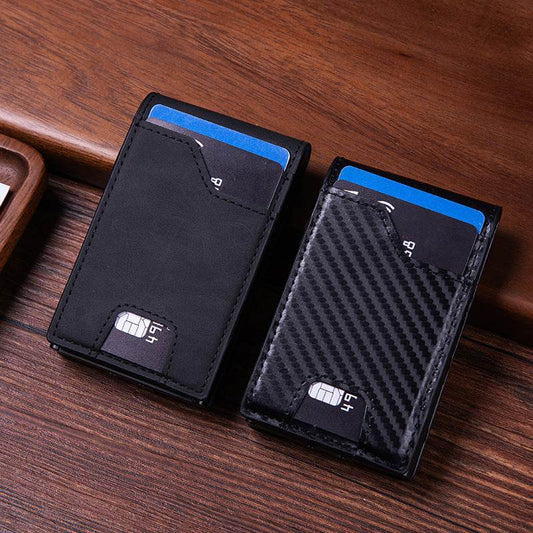 RFID Anti-Theft Card Wallet - Stylish Aluminum Alloy for Men & Women - Buy Center