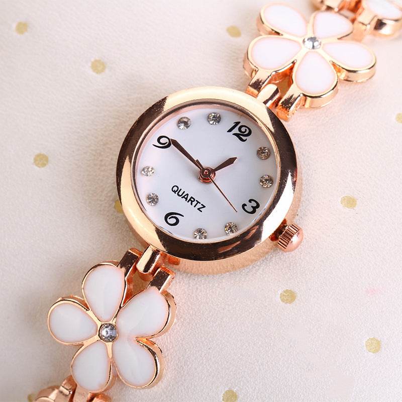 Buycenter Luxury Flower Strap Watch - Casual Fashion Quartz Bracelet - Buy Center