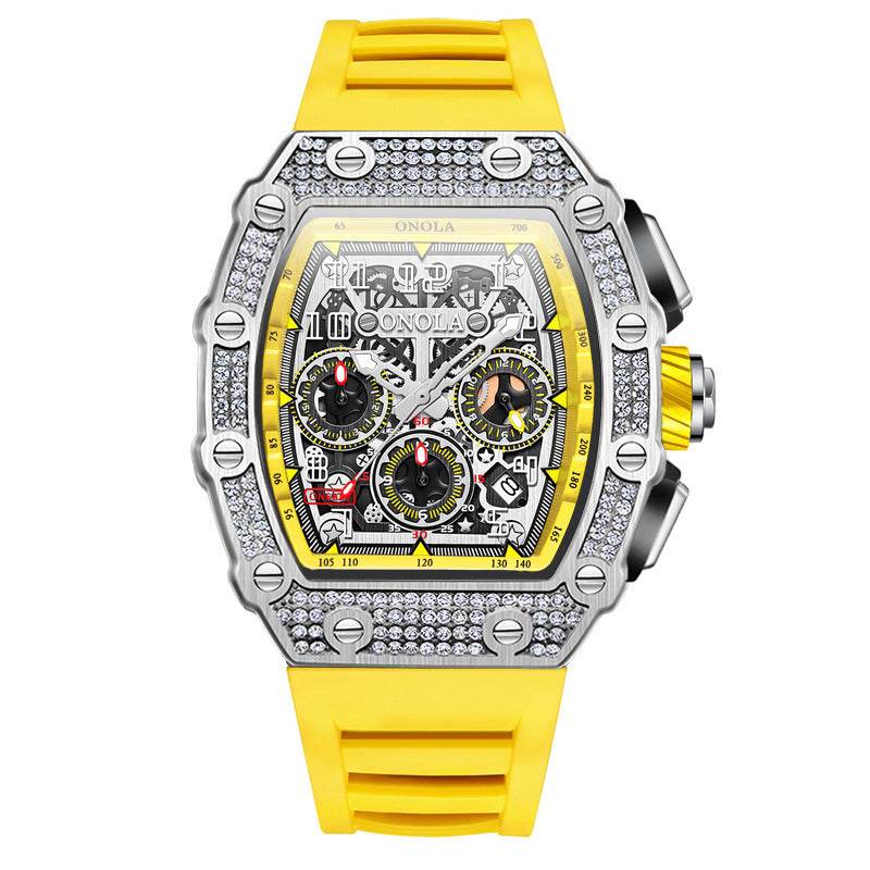 Buycenter Multi-functional Mechanical Watch - Full Diamond Fashion Style - Buy Center