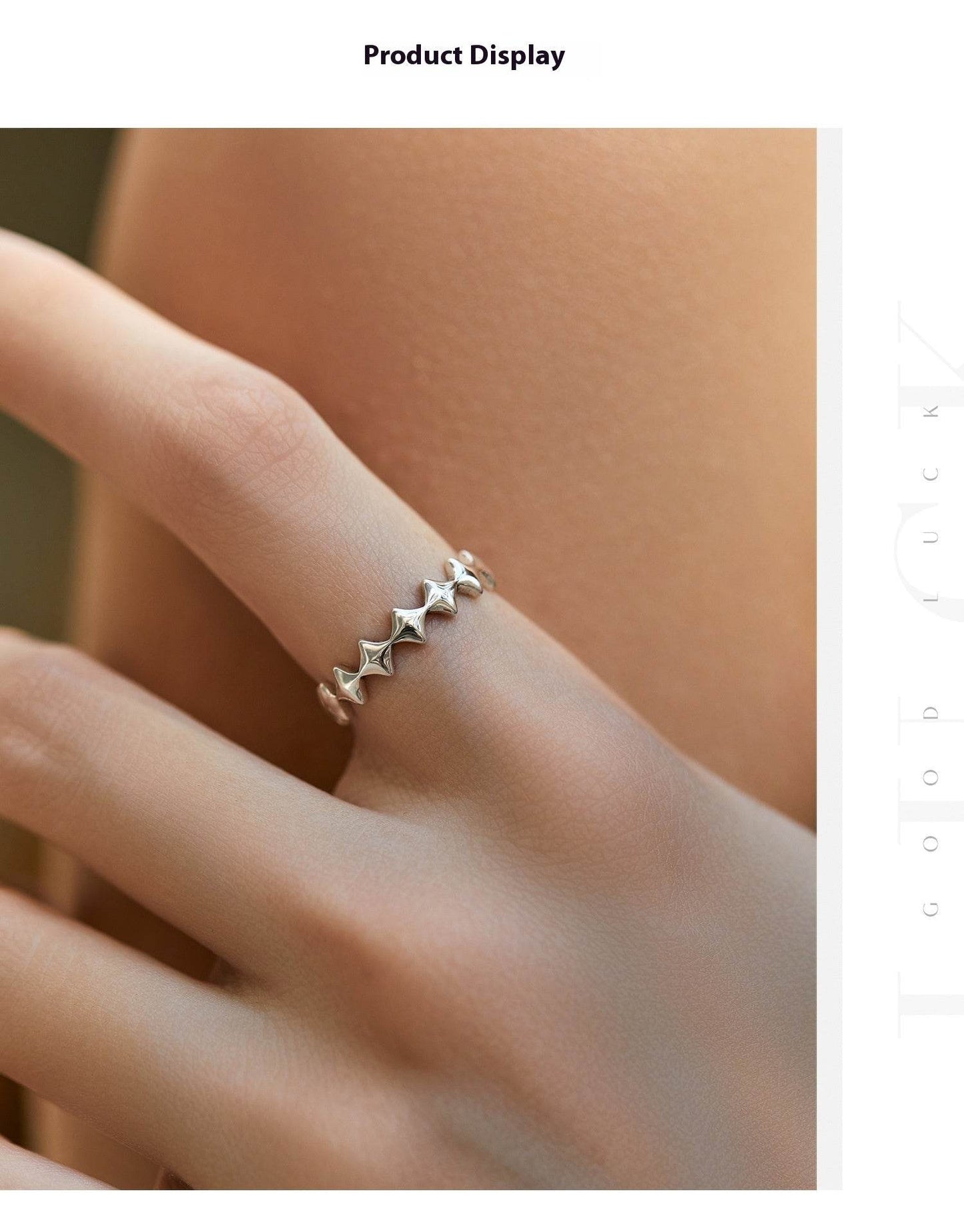 Retro Star Ring - Unique Silver Five-Pointed Star for Stylish Outfits - Buy Center