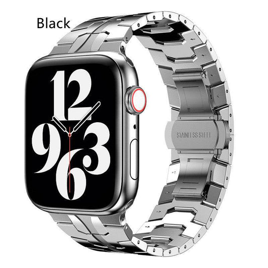 Buycenter Stainless Steel Butterfly Buckle Watch Band - Fits 49mm iWatch - Buy Center