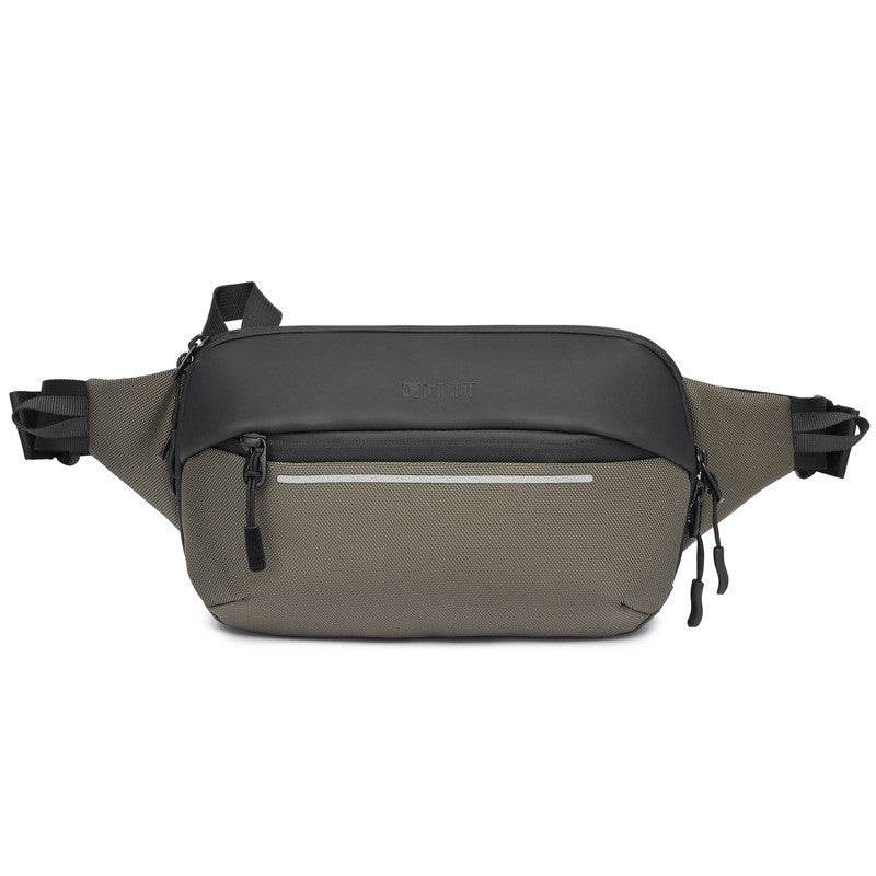 Korean Version Men's Waist Bag - Stylish Expandable Messenger for 2025 - Buy Center