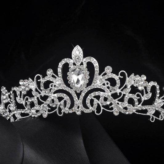 Buy Center Elegant Bride Necklace & Earrings Set - Three Piece Jewelry - Buy Center