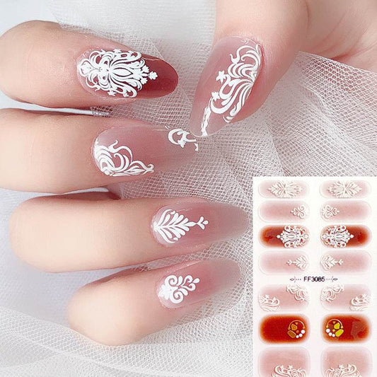 Amazon Fashion 3D Embossed Nail Stickers - Elegant Crystal Design 2025 - Buy Center