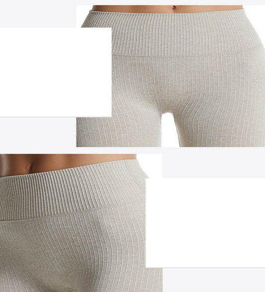 Buycenter Women's Solid Color Yoga Pants - Quick Dry, Large Size Leggings - Buy Center