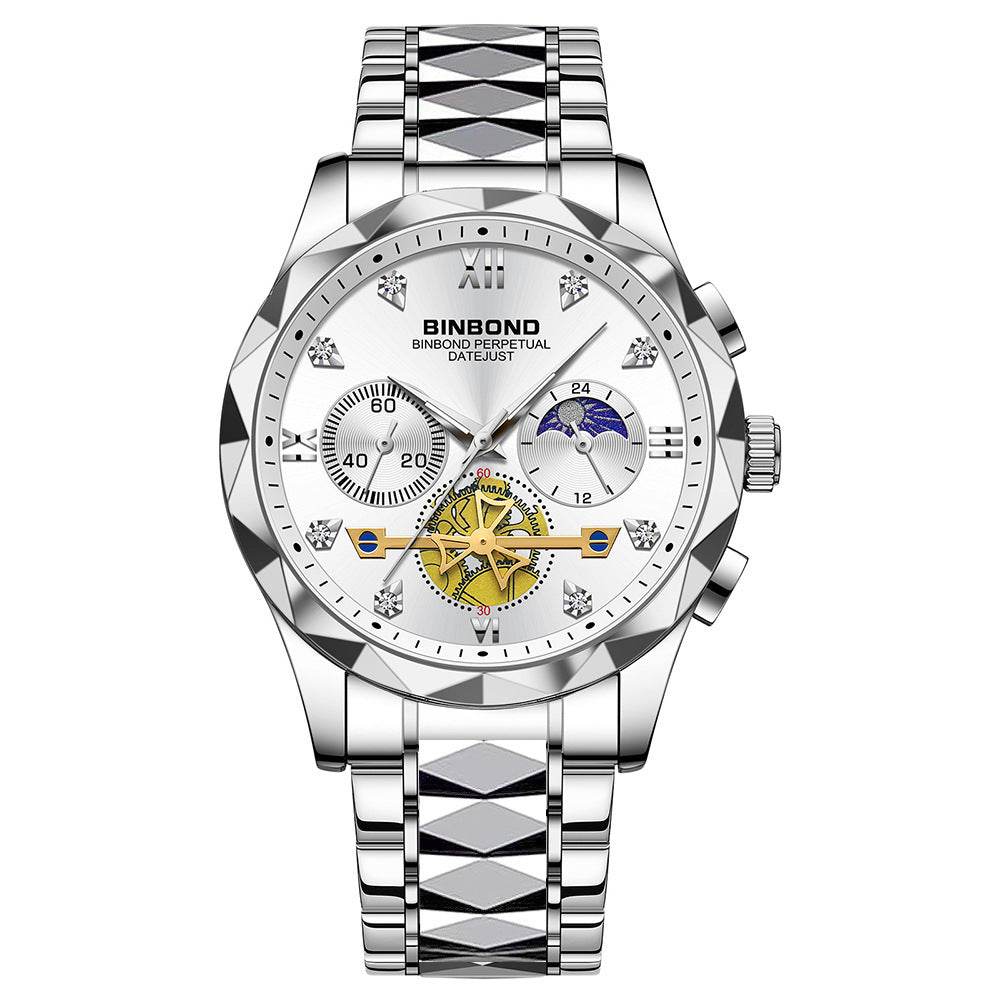 Multifunctional Quartz Watch - Six-Pin Timing, Casual & Business Style - Buy Center