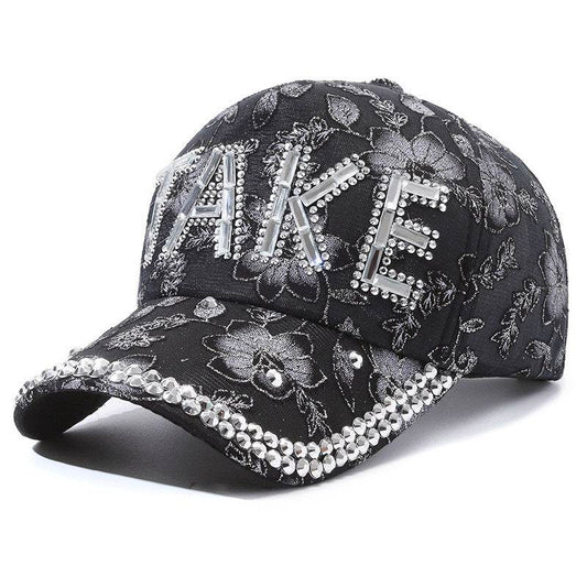 Rhinestone TAKE Women's Baseball Cap - Lightweight & Breathable Summer Style - Buy Center