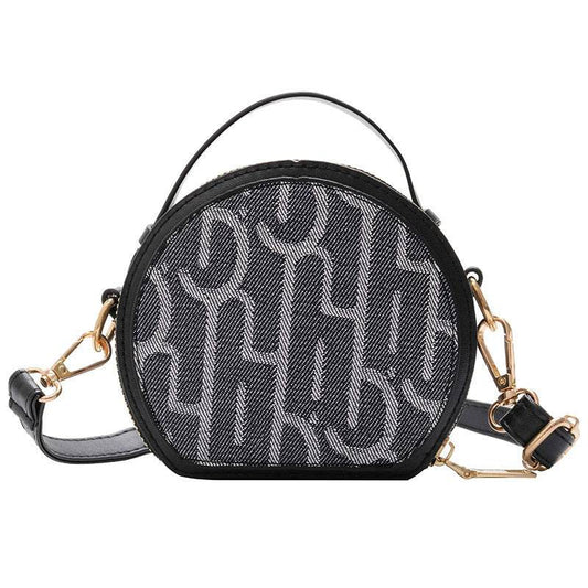 Cute Cartoon Round Bag for Girls - Trendy PU Leather & Fun Letters - Buy Center