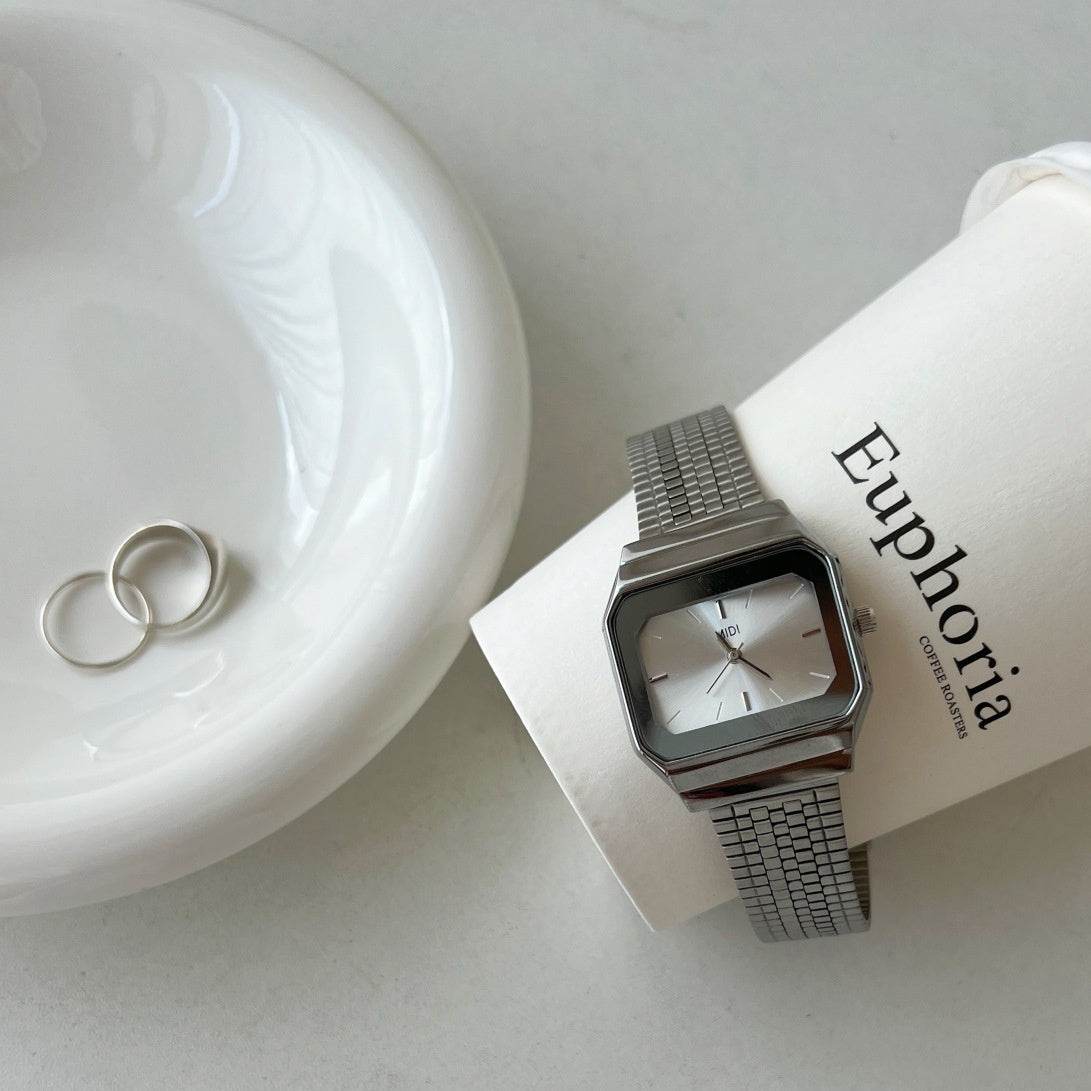 Light Luxury Women's Watch - Elegant Square Dial in Stunning Colors - Buy Center