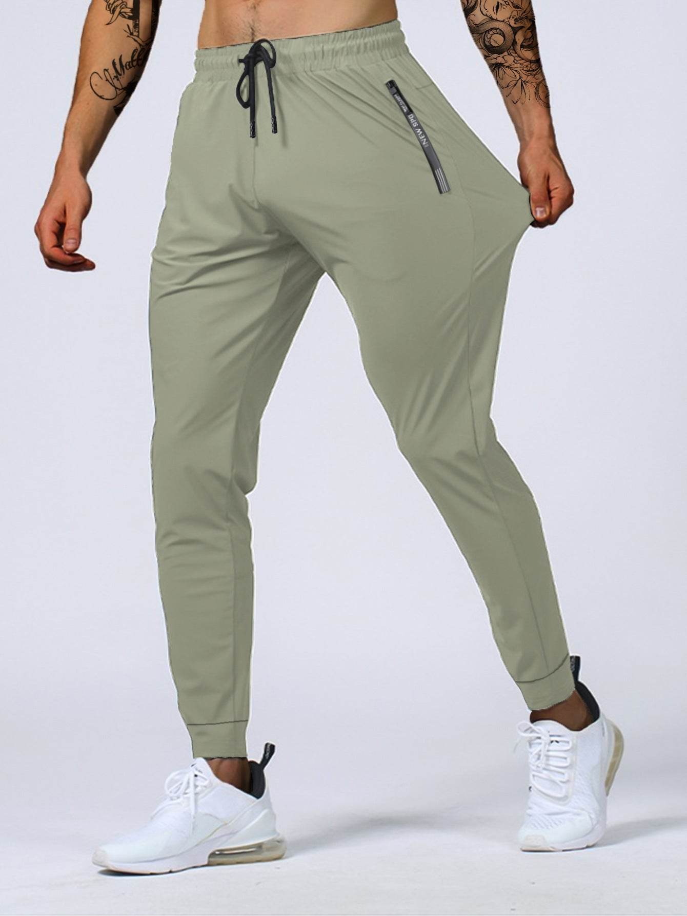 Men's Casual Jogging Sports Pants - High Elasticity Gym Training Wear - Buy Center