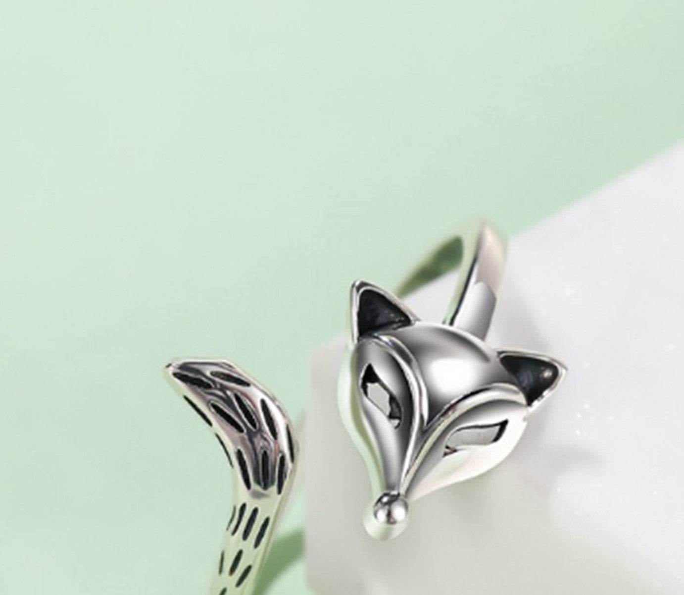 S925 Thai Silver Unisex Fox Ring - Elegant 925 Jewelry for Any Style - Buy Center
