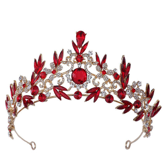 Bridal Headdress Rhinestone Crown - Elegant Hair Jewelry for Mitzvahs - Buy Center