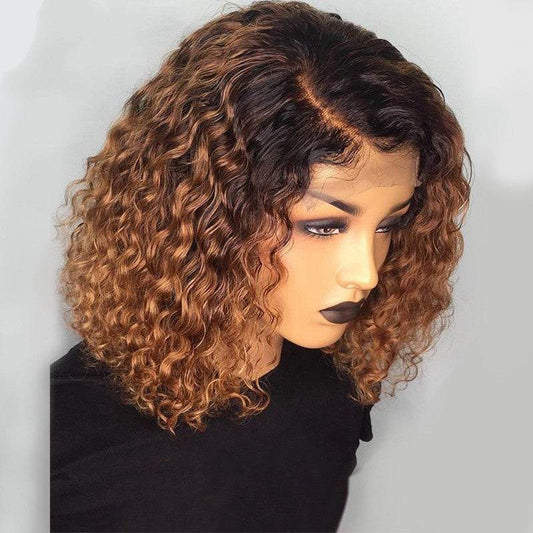Water Wave Bob Wig - 100% Human Hair, Stylish Look 6-14 Inch - Buy Center
