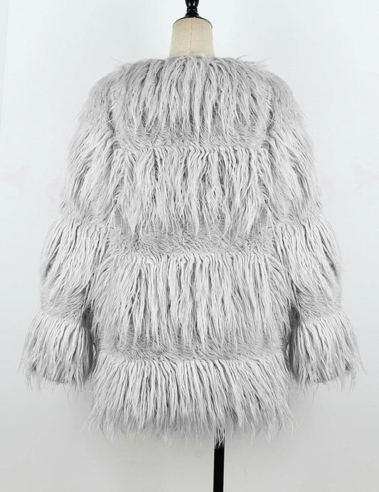 Buycenter Winter Furry Coat - Casual Urban Trench for Women - Buy Center