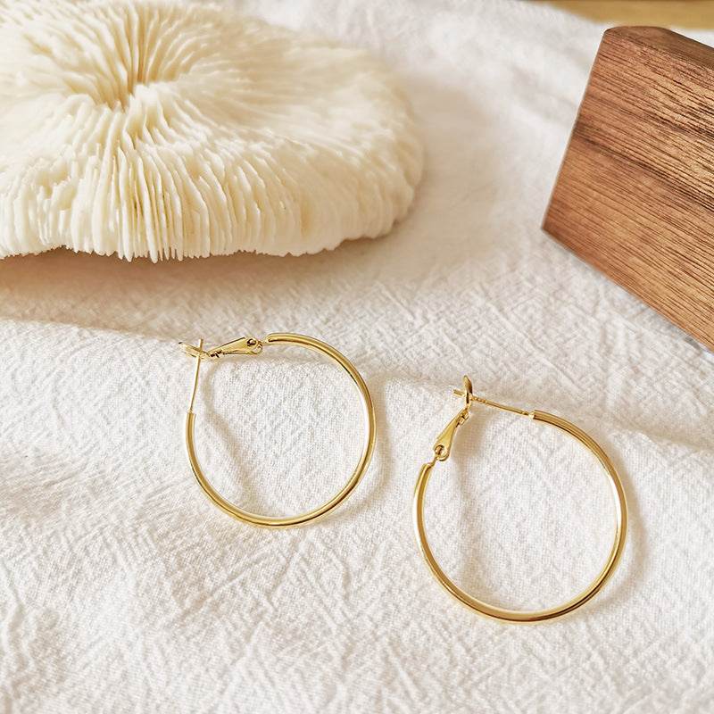 South Korean Style Exaggerated Geometric Earrings - Trendy Modern Design - Buy Center