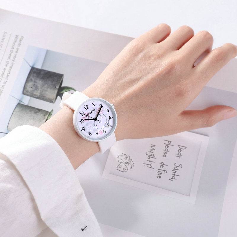 Children's Silicone Love Kitty Watch - Cute, Durable & Water-Resistant - Buy Center