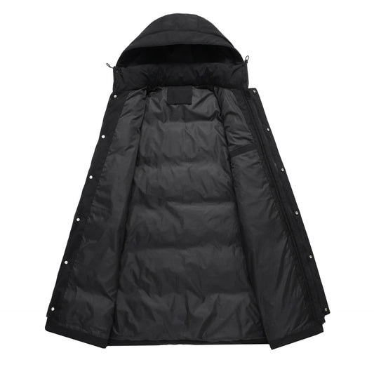 Men's Windproof Overknee Coat - Stylish Urban Down Jacket 2025 - Buy Center