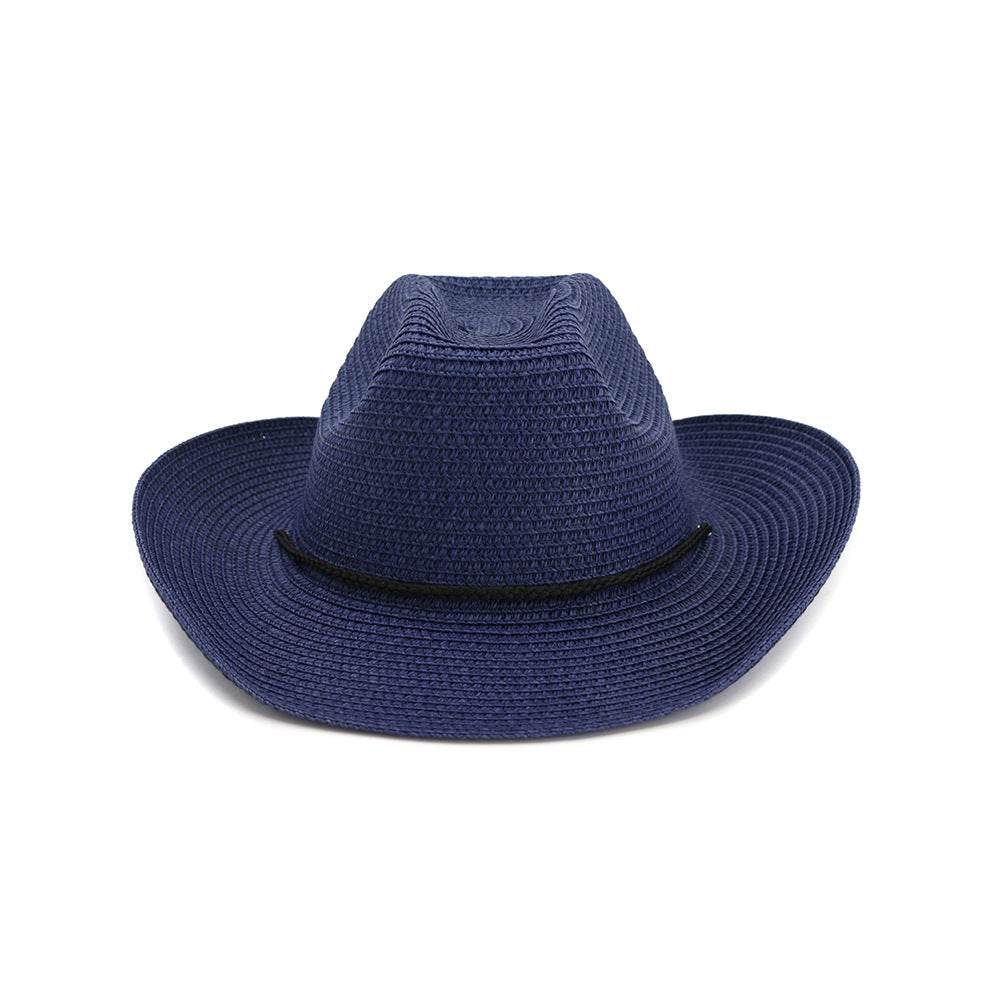 Buycenter Big Brim Cowboy Straw Hat - Stylish Outdoor Beach Accessory - Buy Center
