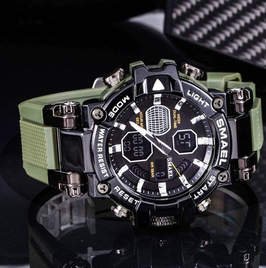 Buycenter Men's Waterproof Fitness Watch - 50M, 49MM Stylish Dial - Buy Center