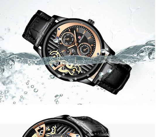 Buycenter Men's Waterproof Quartz Watch - Stylish & Durable Casual Timepiece - Buy Center