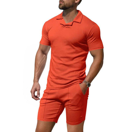 Buycenter Men's Slim Fit Casual Shirt & Shorts - Quick-Drying Outfit - Buy Center