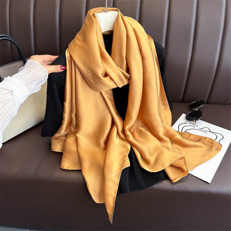 Pure Color Long Scarves - Women's Spring Autumn All-Match Accessory - Buy Center