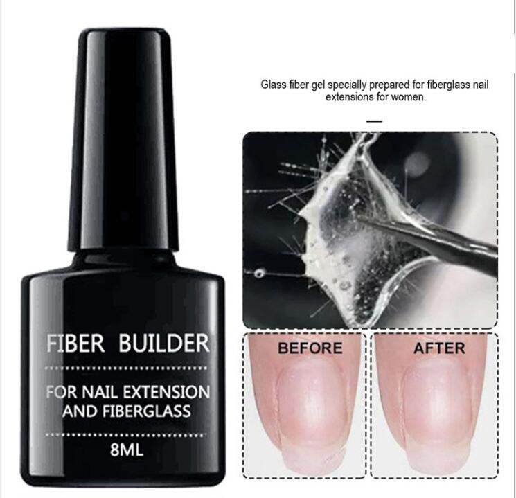 Nail Extension Fiberglass & Fiber Builder Gel - Strong, Flexible System - Buy Center