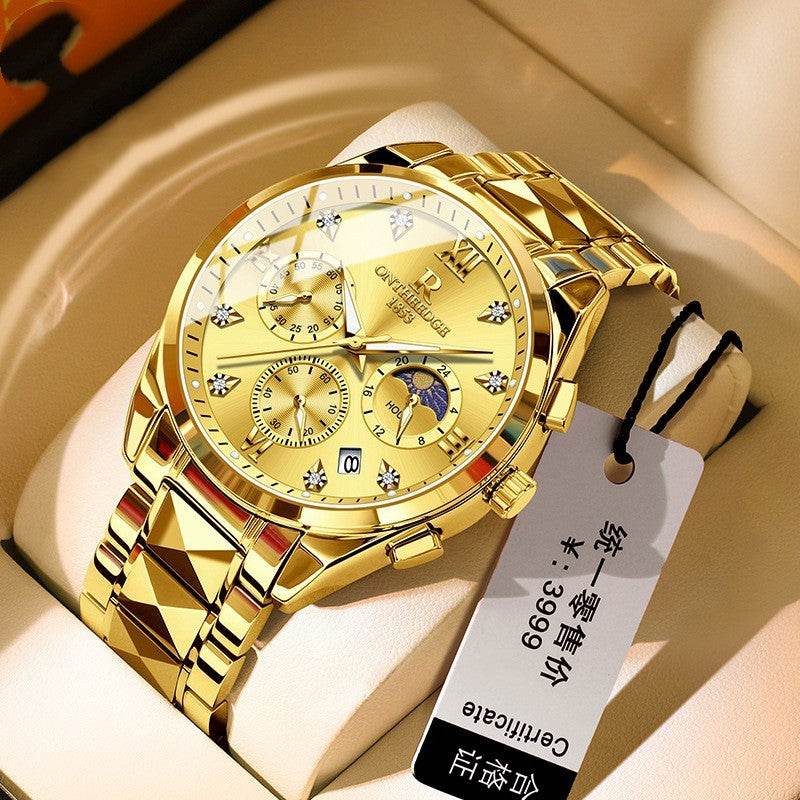 Elegant Waterproof Tungsten Steel Quartz Business Watch - 2025 Style - Buy Center