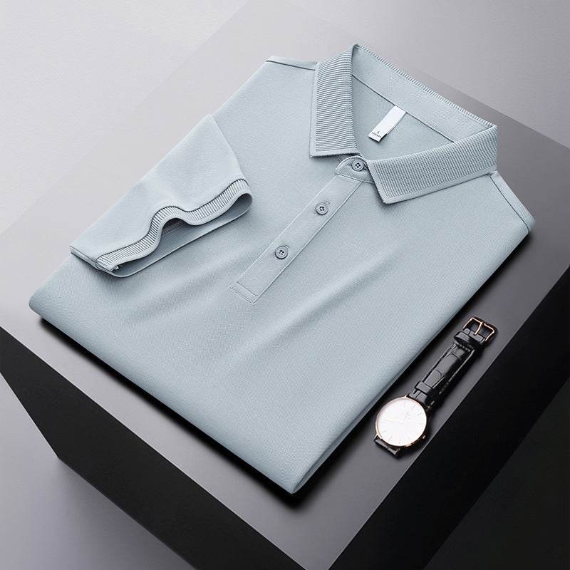 Buycenter Men's Casual Slim Fit Jacket T-shirt - Solid Color Summer Style - Buy Center