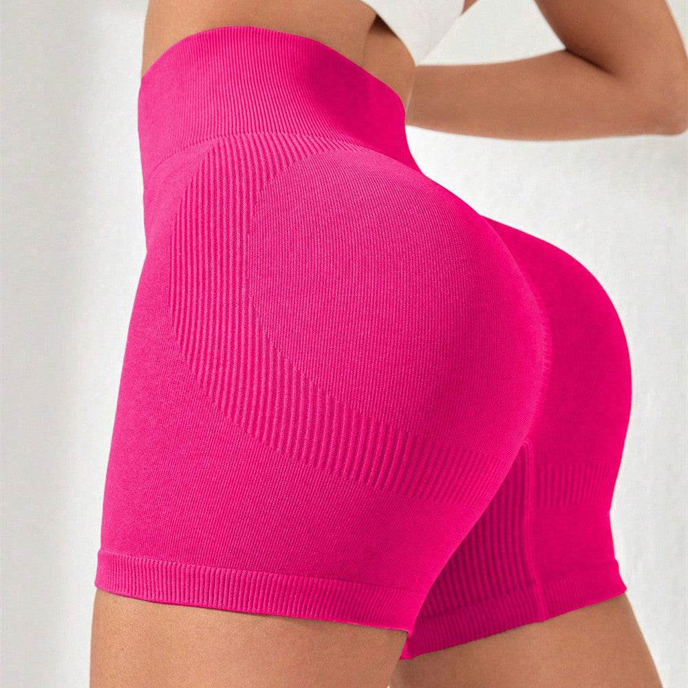 Buycenter High Waist Yoga Shorts - Peach Hip Lift Fitness for Women - Buy Center