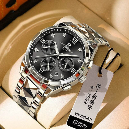 Elegant Waterproof Tungsten Steel Quartz Business Watch - 2025 Style - Buy Center