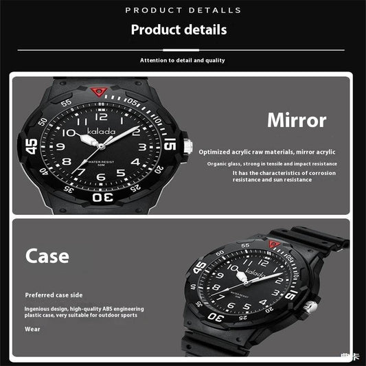 Men's Sports Luminous Quartz Watch - Stylish, Durable, 5-Year Warranty - Buy Center