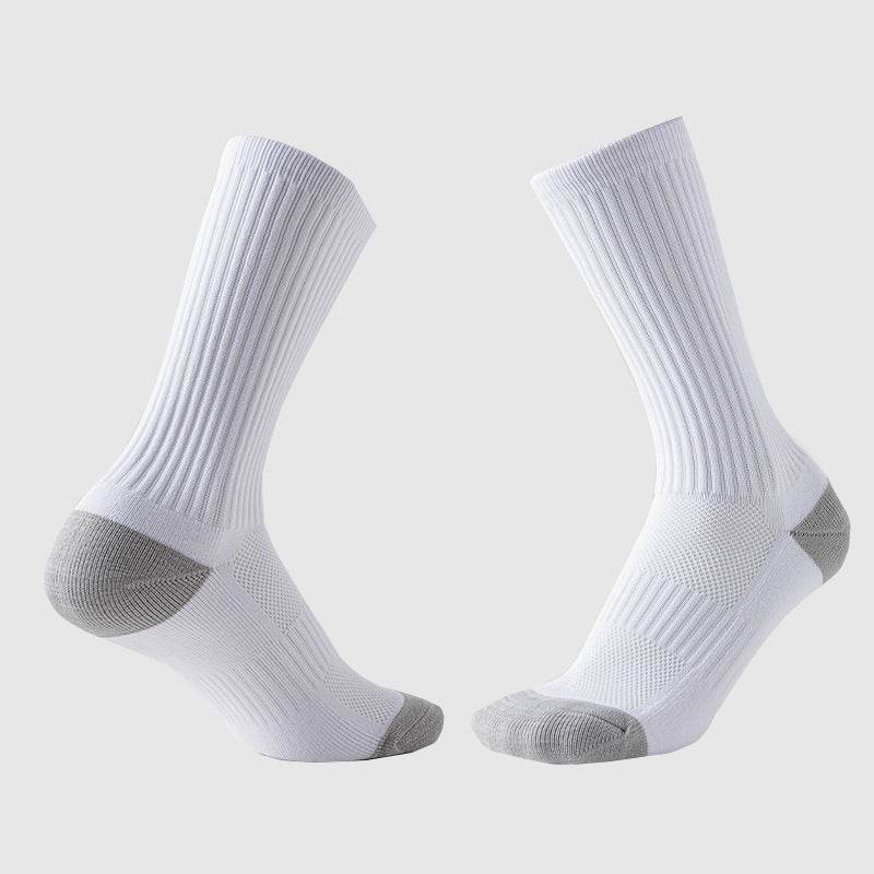Solid Color Non-Slip Football Socks - Shock-Absorbing, Wear-Resistant Design - Buy Center