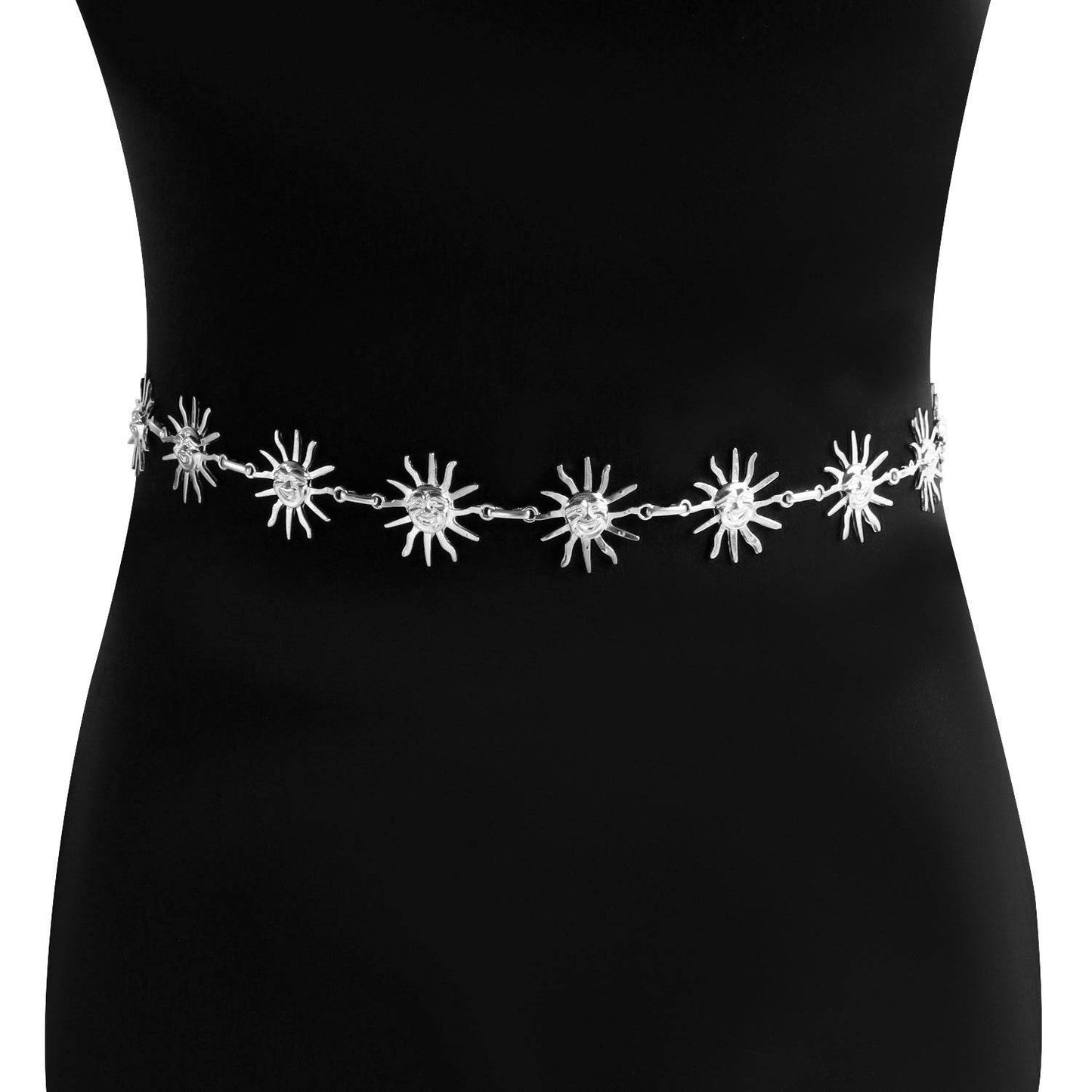 Gold Metal Waist Chain Body Jewelry - Trendy Punk Style for Casual Wear - Buy Center