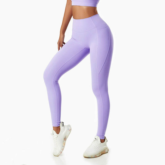 Buycenter Lulu Nude Yoga Bra Set - Shockproof Sports Bra & Leggings - Buy Center