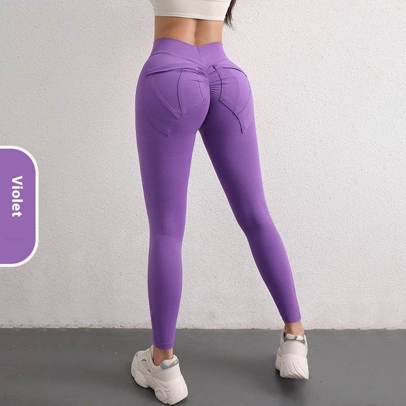 Nude Feel High Waist Yoga Pants - Women's Premium Fitness Leggings - Buy Center