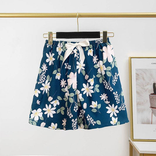 Casual Women's Cotton Silk Pajama Shorts - Lightweight and Breathable Summer Style - Buy Center
