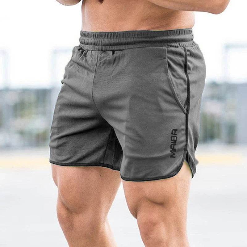 YOSHINEE Men's Fitness Bodybuilding Shorts - Quick Dry, Breathable Mesh - Buy Center