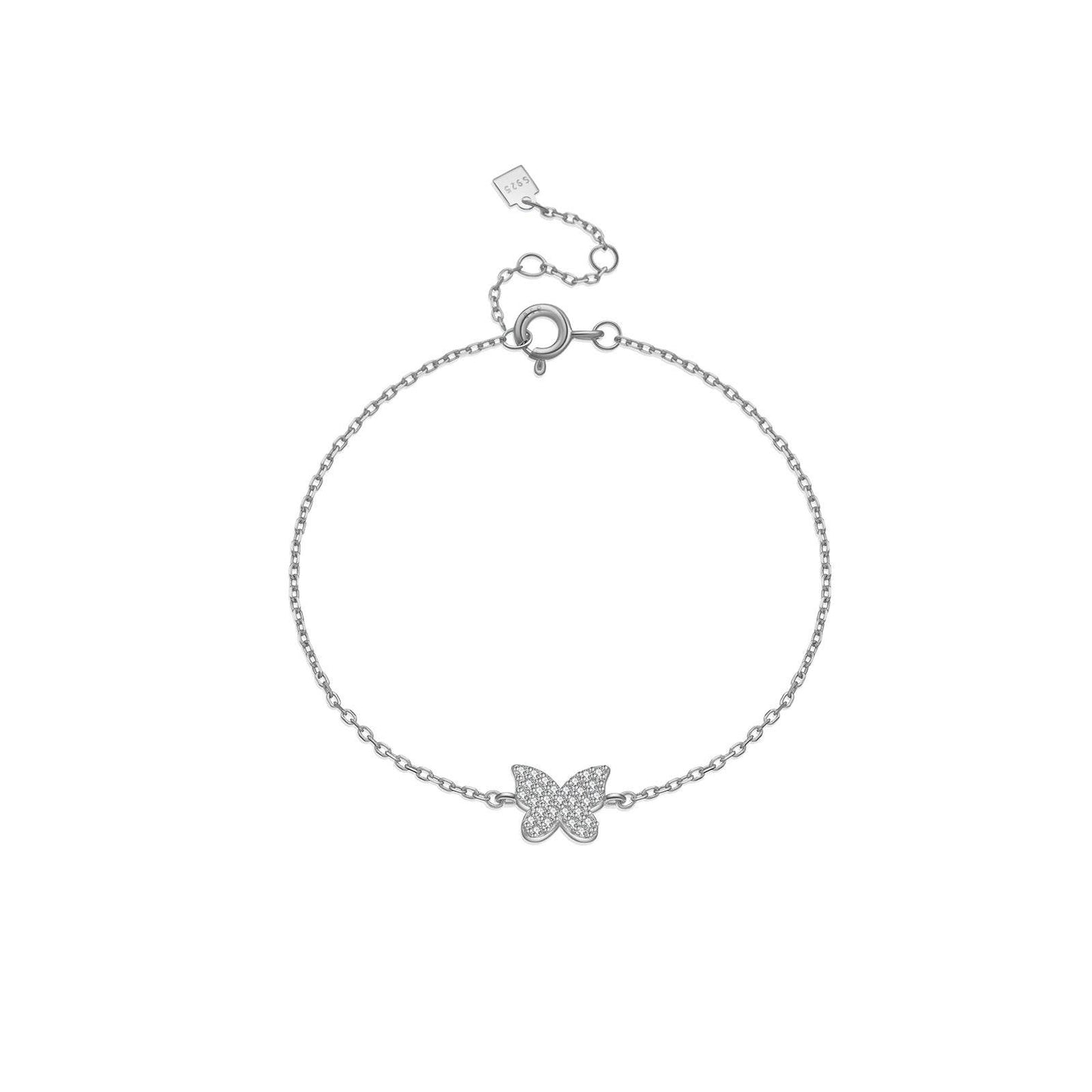 Elegant 925 Sterling Silver Women's Bracelet - Simple All-Match Design - Buy Center