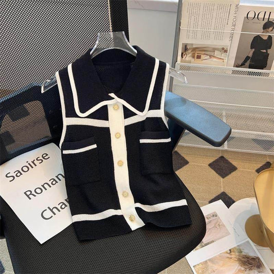 Classic Chic Sleeveless Knitwear - Women's Stylish Camis in Tencel - Buy Center