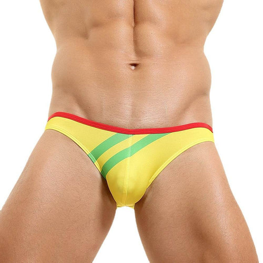 Men's Printed Briefs - Breathable Low Waist Comfort in M-XXL Sizes - Buy Center