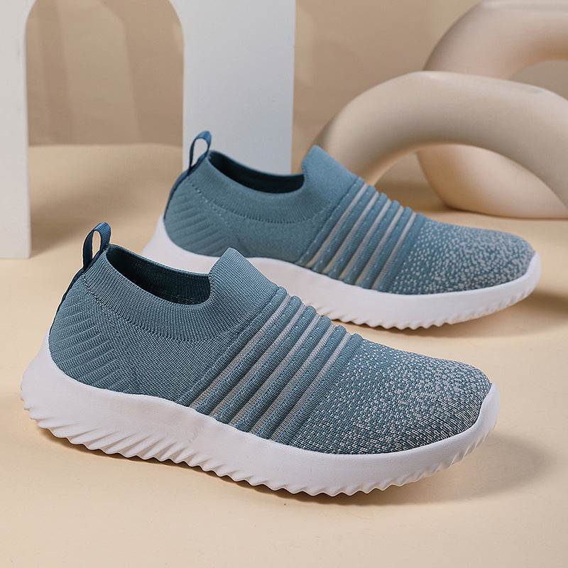 Women's Breathable Mesh Sneakers - Lightweight Casual Flats for Summer - Buy Center