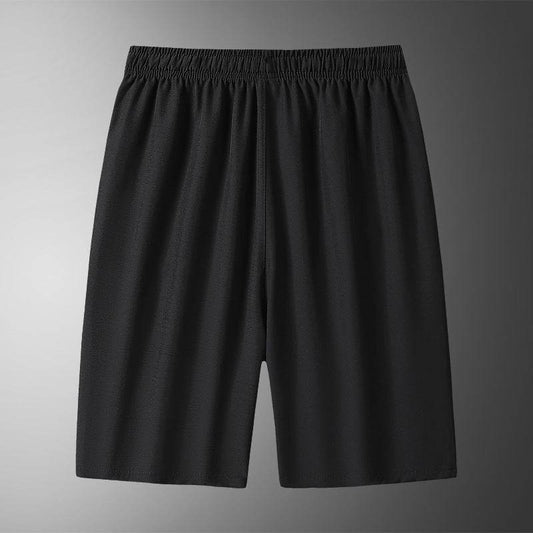 Buycenter Men's Loose Fifth Pants - Breathable Micro-Elastic Casual Wear - Buy Center