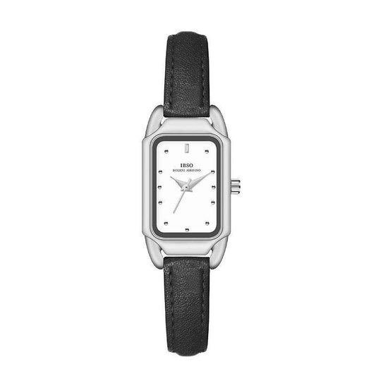 Women's Retro Square Belt Watch - Stylish Leather Strap for Modern Elegance - Buy Center