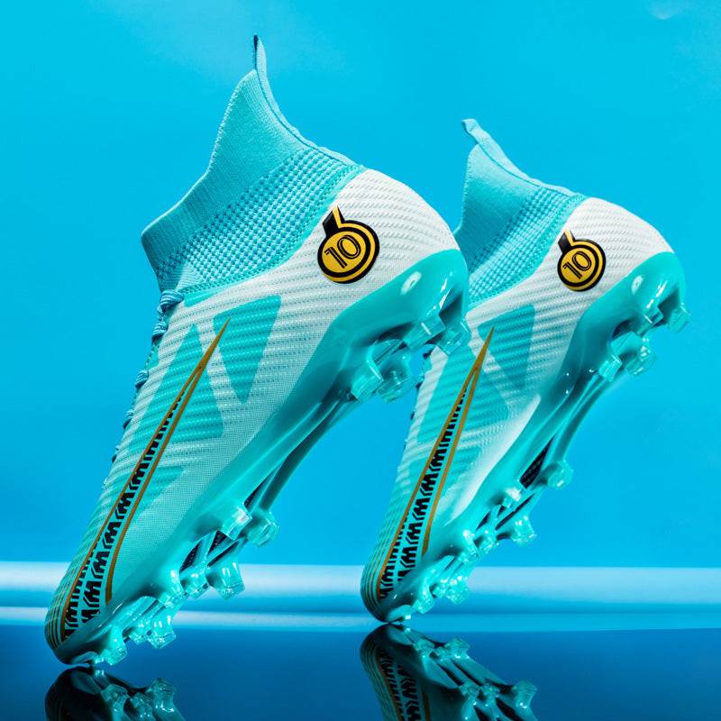 Men's High-Top Soccer Shoes - Breathable Comfort & Ankle Support - Buy Center