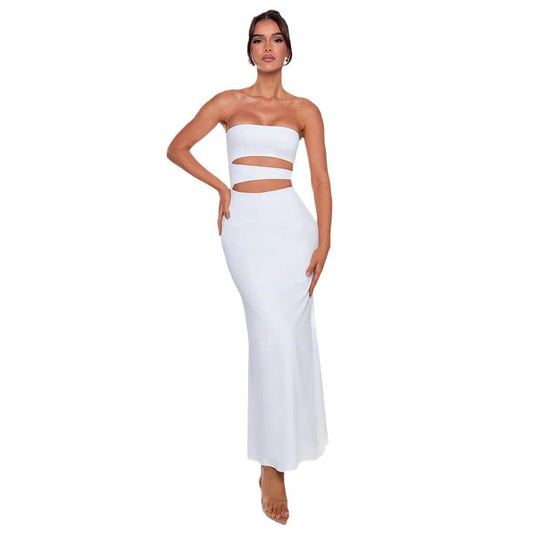 Buycenter Sexy Fashion Party Dress - High Waist Tube Top Skirt - Buy Center