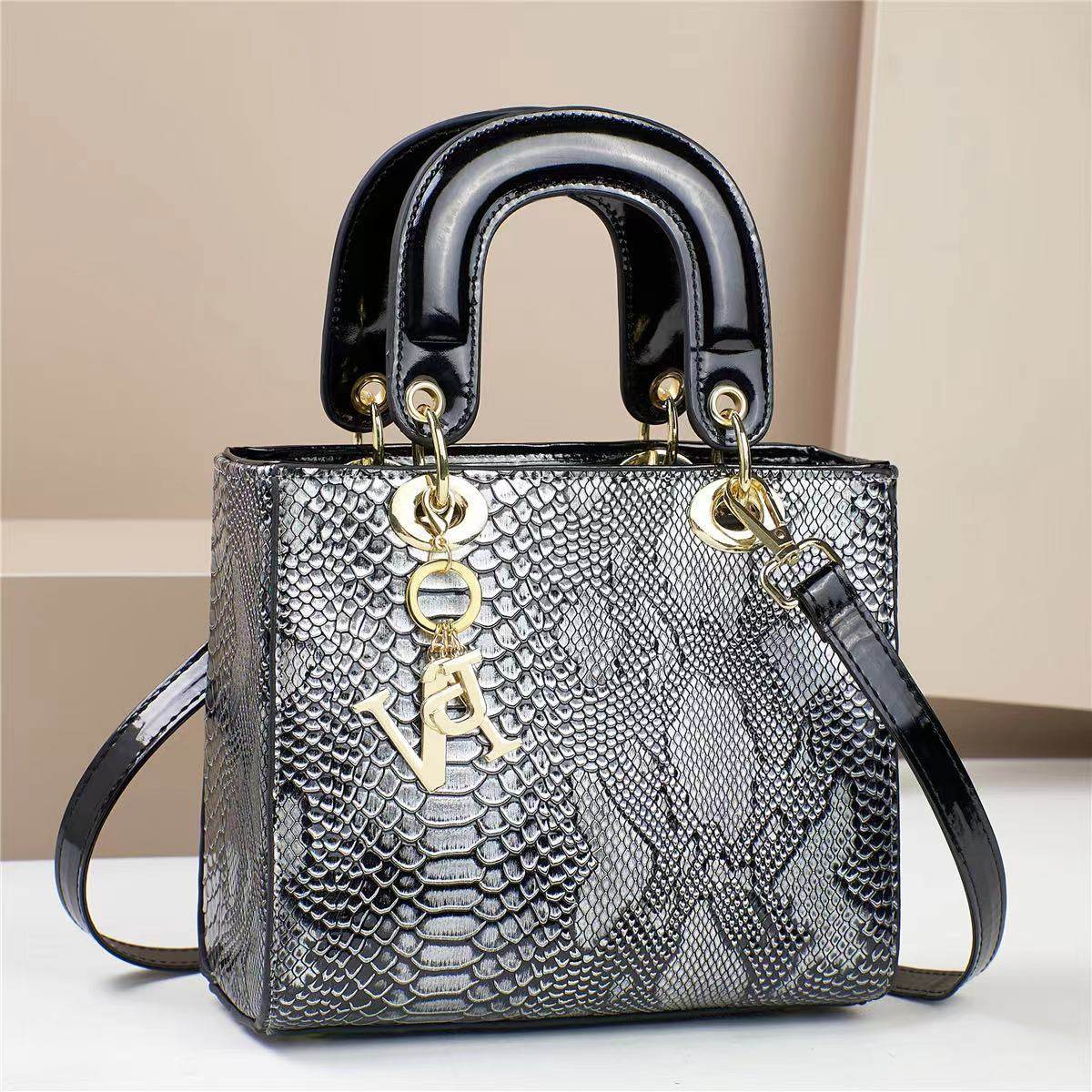 Buycenter Women's Shoulder Messenger Bag - Snakeskin & Nail Pattern Styles - Buy Center