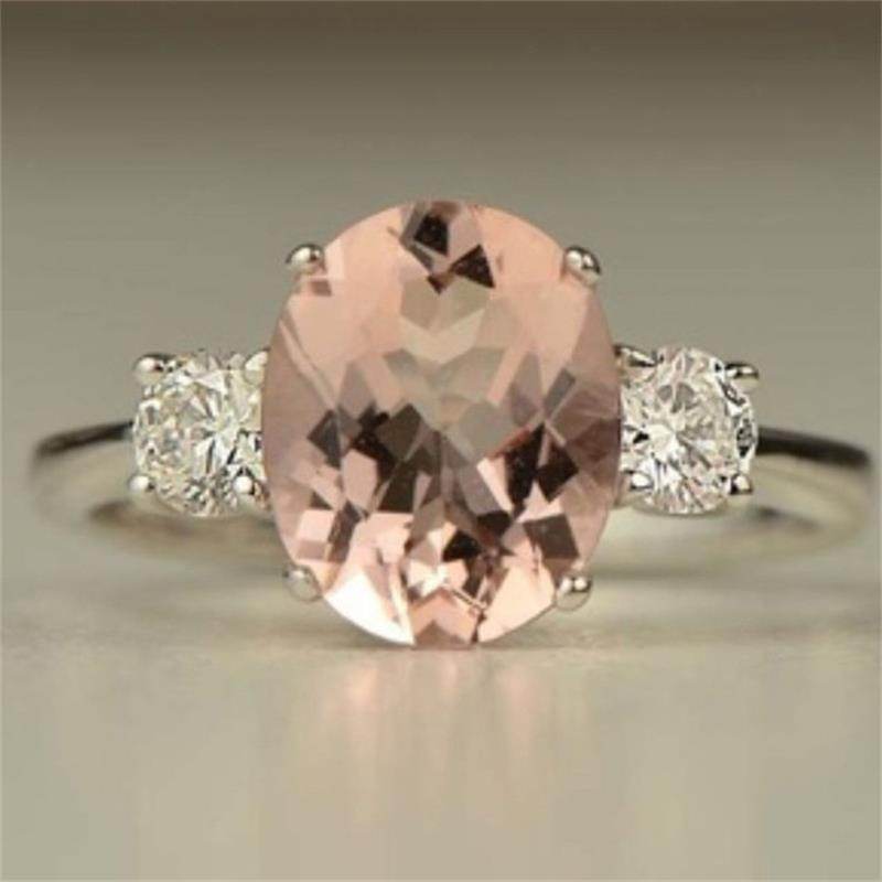 Buy Center Women's Oversized Aquamarine Ring - Stylish Alloy Jewelry - Buy Center