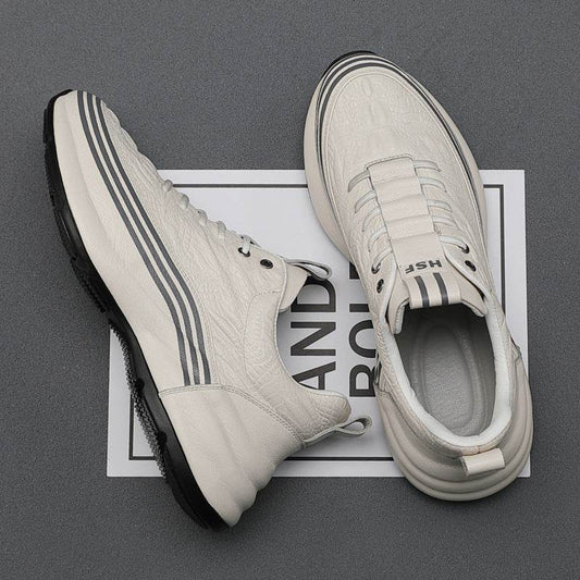 Buy Center Men's Breathable Leather Sports Shoes - Lightweight & Durable - Buy Center