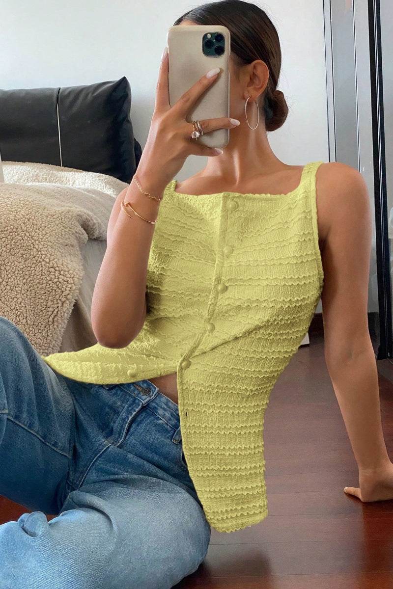 Buycenter Spring Sleeveless Vest Top - Classic Fit for Women’s Clothing - Buy Center